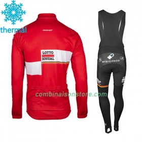 Maillot Cyclisme Hiver + Collant à Bretelles 2017 Lotto-Soudal Femme N001